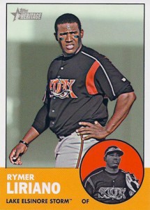 2012 Topps Heritage Minor League Baseball Rymer Liriano 2012 Topps Heritage Minor League Baseball Variation Short Prints 19