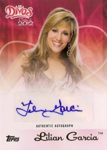 2012 Topps WWE Divas Class of 2012 Autographs Lilian Garcia The