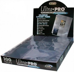 Ultra Pro Platinum Series 9-Pocket Pages - 100 x 9-Pocket Page