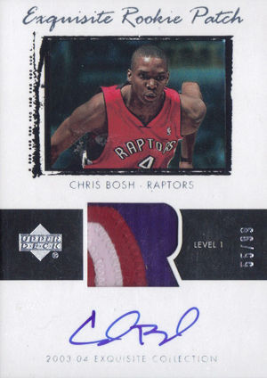 2006-07 Upper Deck Exquisite Collection Chris Bosh 203/225 NM+ NBA Raptors  #40