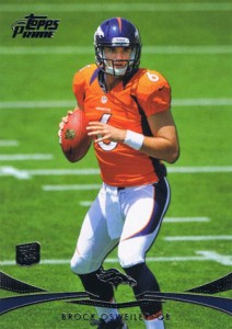 : 2012 Panini CR Brock Osweiler Broncos DC Rookie Royalty Jersey  Football Card #7 : Collectibles & Fine Art