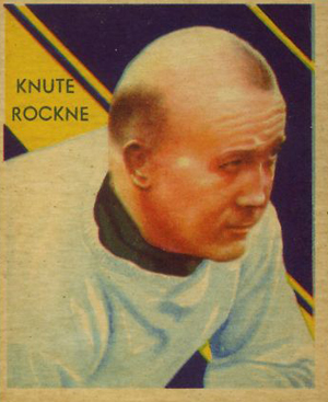 1935 National Chicle Knute Rockne