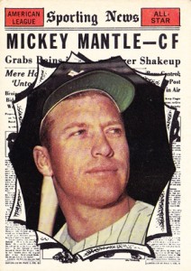 Mickey Mantle Topps Cards Visual Guide: 1952 to 1969, Checklist, Info