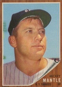 Mickey Mantle Topps Cards Visual Guide: 1952 to 1969, Checklist, Info