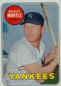 Mickey Mantle Topps Cards Visual Guide: 1952 to 1969, Checklist, Info