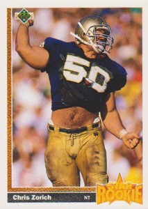 RUDY RUETTIGER Autographed Signed 2013 card #27 Notre Dame Irish Football  COA