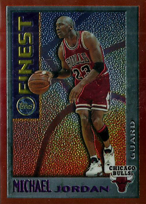 topps finest michael jordan