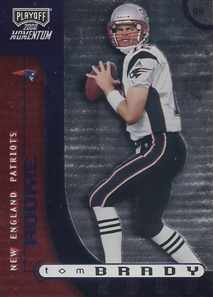 2000 Playoff Momentum Tom Brady RC