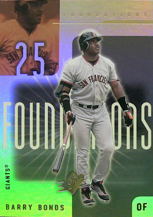 Barry Bonds Luis Gonzalez 2001 Upper Deck SPX Jersey Card