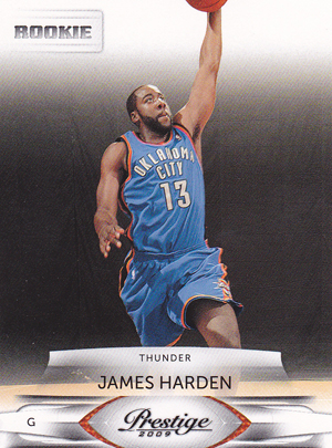 James Harden Oklahoma City Thunder Autographed 2009-10 Panini Studio #135  Beckett Fanatics Witnessed Authenticated 10 Rookie Card