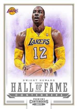 2012-13 Panini Contenders Basketball Hall of Fame Contenders Card 2012-13 Panini Contenders Basketball Cards 4