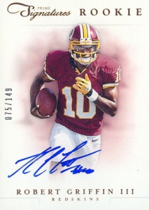 ROBERT GRIFFIN III AUTOGRAPHED WASHINGTON REDSKINS