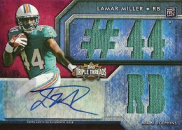 LaMichael James Autographed 2012 Topps Triple Threads Rookie Jersey Card -  Football Autographed Rookie Cards at 's Sports Collectibles Store