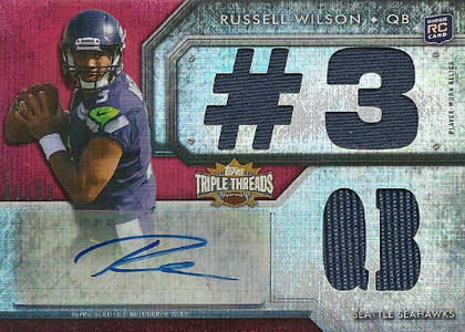 Russell Wilson Rookie Card Rankings and What's the Most Valuable