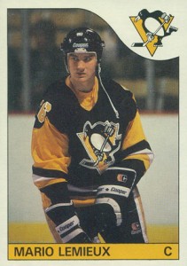 Mario Lemieux Autographed 1985 O-Pee-Chee Rookie Card #9