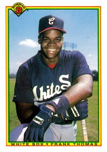 Frank Thomas Rookie 1990 Topps #414, HOF, MVP, Chicago White Sox