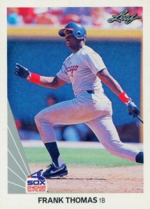 1990 score #663 FRANK THOMAS chicago white sox ROOKIE card