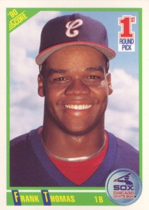 Frank Thomas 1990 Topps No Name On Front NNOF SSP Rookie Card #414