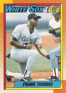 Frank Thomas Rookie 1990 Fleer Update #U-87 Hof, Chicago White Sox