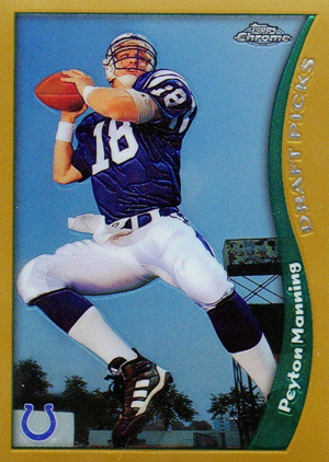 Best 25 Peyton Manning rookie cards - Price Guide & Values