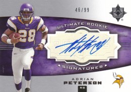 2007 Upper Deck ADRIAN PETERSON Rc #279