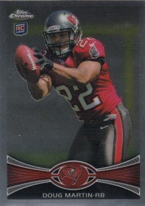 Signed Doug Martin Jersey - 2012 Topps Prime Level V Quad 3 Color