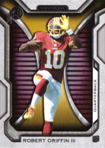 2012 Topps Valor 1/1 2024 #60 Robert Griffin iii Blank Back