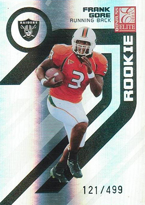 Frank Gore Jersey Card #d 35/50