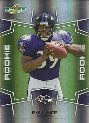 Sp Authentic Ray Rice autographed patch rookie card. #459/999