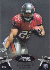 Doug Martin Rookie Card 2012 Topps #204a BGS BCCG 10