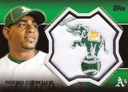 Yoenis Cespedes 2013 Topps #362A - Oakland Athletics, New York