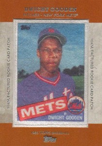  2013 Topps Tier One Relics #TOR-DG Dwight Gooden Game