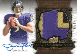 JOE FLACCO (9) Card Football Lot - Rookie,Patch,Numbered,Refractor