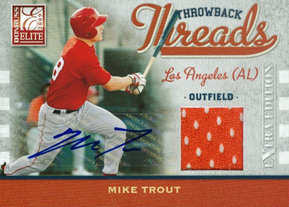 MIKE TROUT ROOKIE 2012 PRIZM CARD #50 {Read Description Dimple on