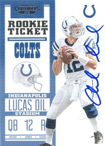 INDIANAPOLIS COLTS 2017 SCHEDULE POSTER - ANDREW LUCK - MINT!