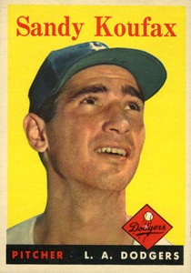 Sold at Auction: (G) 1966 Topps Sandy Koufax #100 Baseball Card