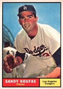 Top 20 Most Valuable Sandy Koufax Baseball Card List