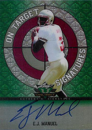 On Target 2013 Leaf Valiant Football Cards 3