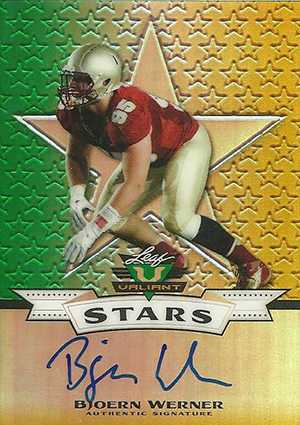 Stars 2013 Leaf Valiant Football Cards 4