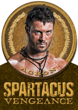 Die-Cut Gold Plaque 2013 Rittenhouse Spartacus Vengeance Premium Pack Trading Cards 3