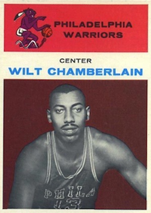 Wilt Chamberlain Retro Vintage Card Los Angeles Basketball T Shirt