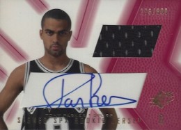 Victor Wembanyama ROOKIE CARD TONY PARKER JERSEY DAVID ROBINSON TIM DUNCAN  RC FL