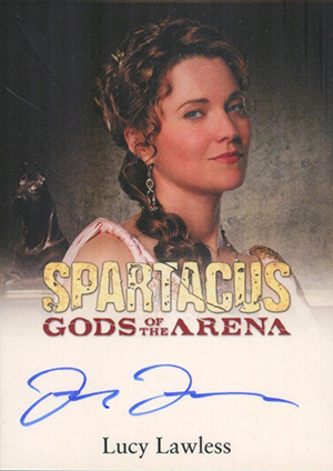 2012 Rittenhouse Spartacus Premium Pack Autographs Lucy Lawless