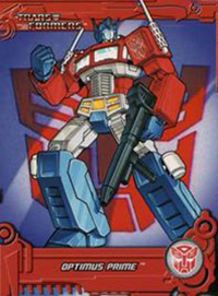 transformers trading cards