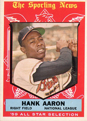 Full Vintage Topps Hank Aaron Baseball Cards Checklist, Gallery