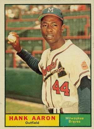 Lot - Hank Aaron 1971 Topps Baseball Card #400 ASA Grade 8.