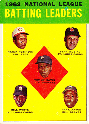 1963 TOPPS #390 HANK AARON MILWAUKEE BRAVES ALL STAR BASEBALL CARD SGC 5.5  EX+