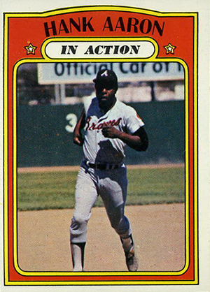 1972 Topps Hank Aaron 300