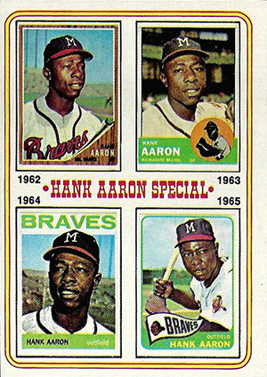 Full Vintage Topps Hank Aaron Baseball Cards Checklist, Gallery