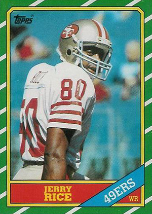 1991 Pacific Picks The Pros Gold Football Card #3 Jerry Rice San Francisco  49ers NM